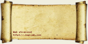 Isak Janošević vizit kartica